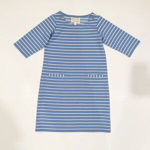 Sail To Sable STS Girls Size 12 Dress Blue Stripe Nautical Preppy